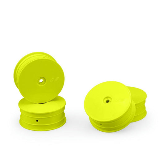 Image of Mono 4WD Front 2.2 Yellow Dish Buggy Wheels 4pc JCO3353Y TLR22x-4/B74.1/XB4