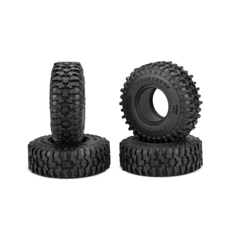 Image of Axial SCX24 1.0 Tusk Green Comp Tires Fits #3430B/3431B 1.0 Wheels JCO4023-02