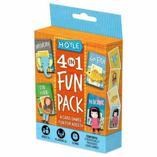 Image of Hoyle 4-in-1 Ages 3+ Children's Games JKR1043146