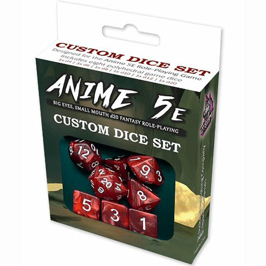 Image of Anime 5E Roleplaying Game RPG Custom Dice Set JPG819