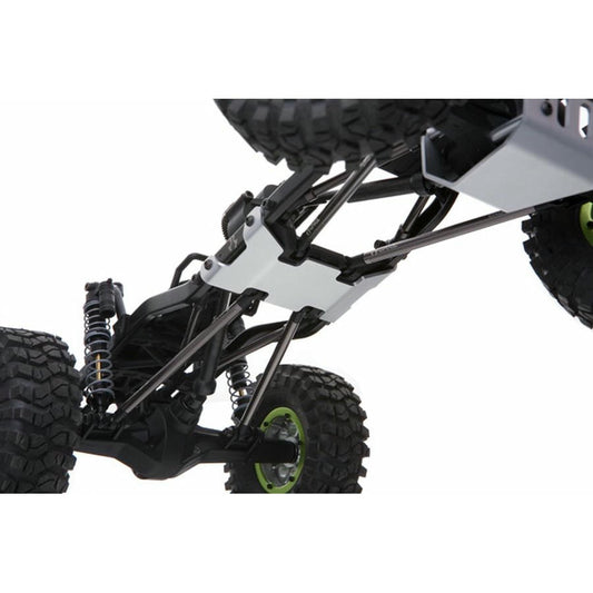 Image of Axial SCX10 Rock Crawler Silver Center Skid Plate By JunFac JUN20025
