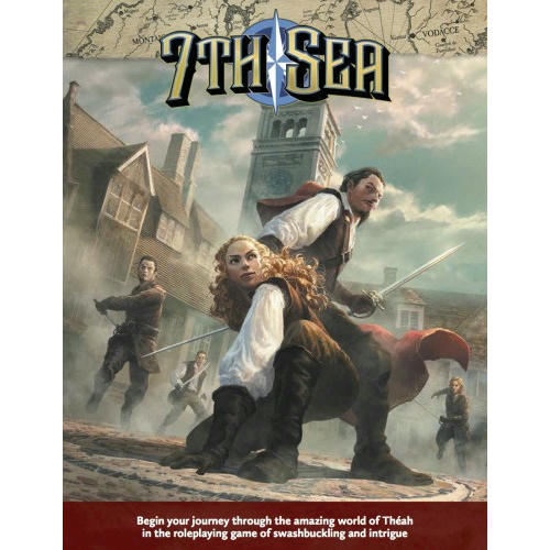 Image of 7th Sea Roleplaying Game core rulebook (Hardcover) JWP7000 Seas