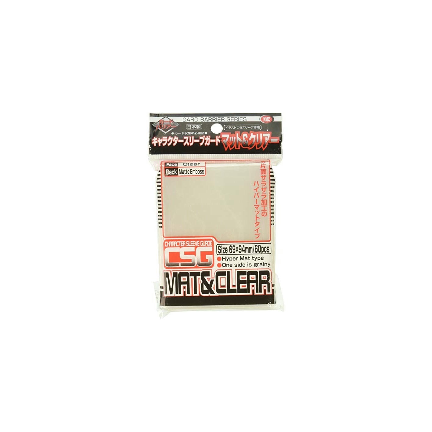 Image of KMC Mat & Clear Character Guard Deck Protector Outer Sleeves 60pcs (69x94mm)