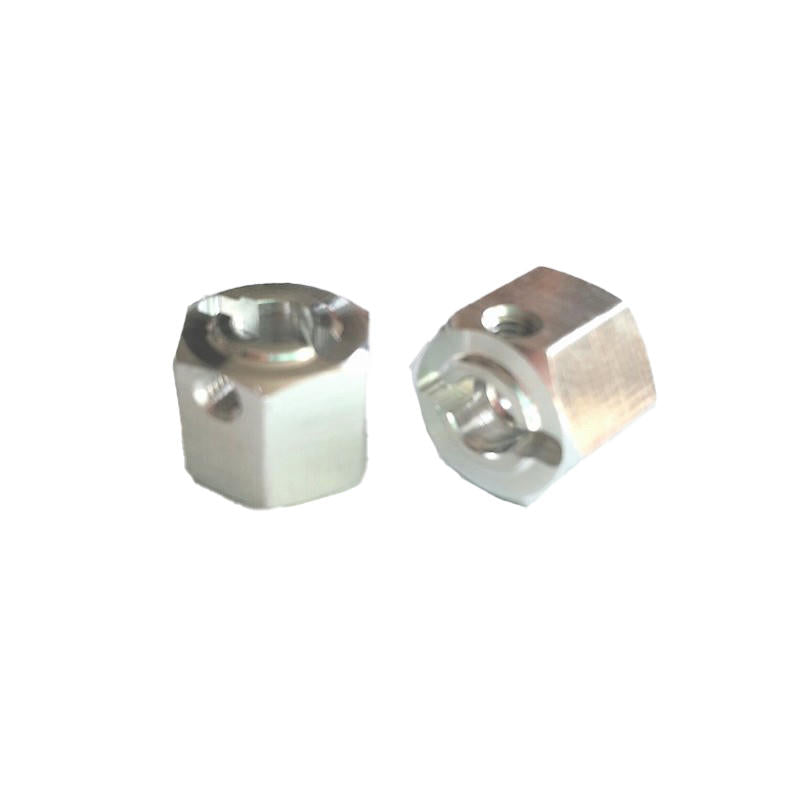 Image of (2) 12mm x 10mm wide Aluminum Hexes with Hardware