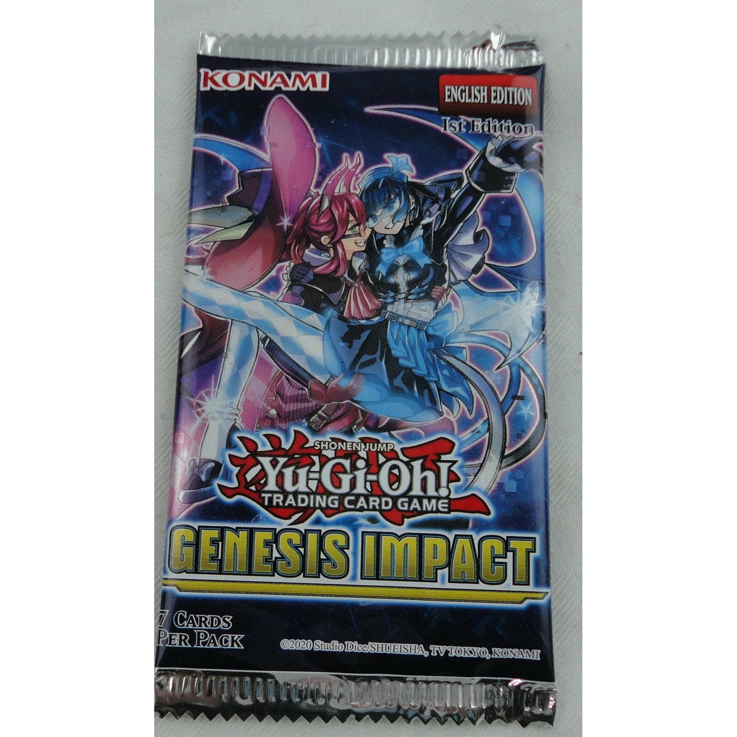 Image of Yu-Gi-Oh! Genesis Impact 7-Card Booster Pack KON85153 English