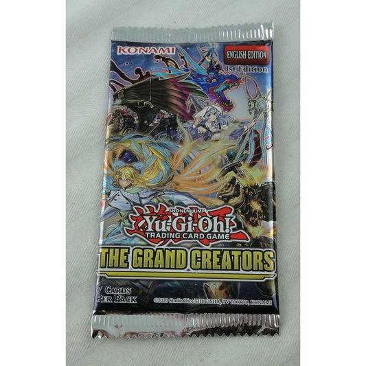 Image of Yu-Gi-Oh! The Grand Creators Sealed 7-Card Booster Pack KON85580 English