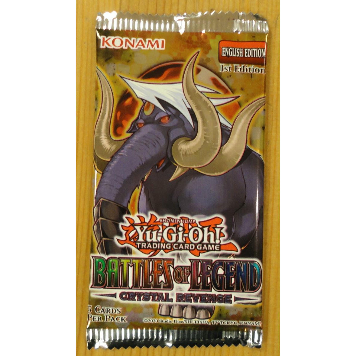 Image of Yu-Gi-Oh! Battles of Legend: Crystal Revenge 5-Card Booster Pack KON85830