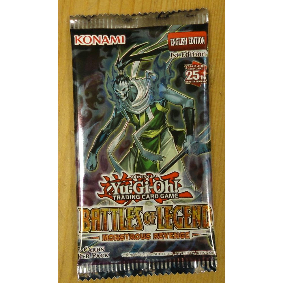 Image of Yu-Gi-Oh! Battles of Legend: Monstrous Revenge 5-Card Booster Pack 1st Ed