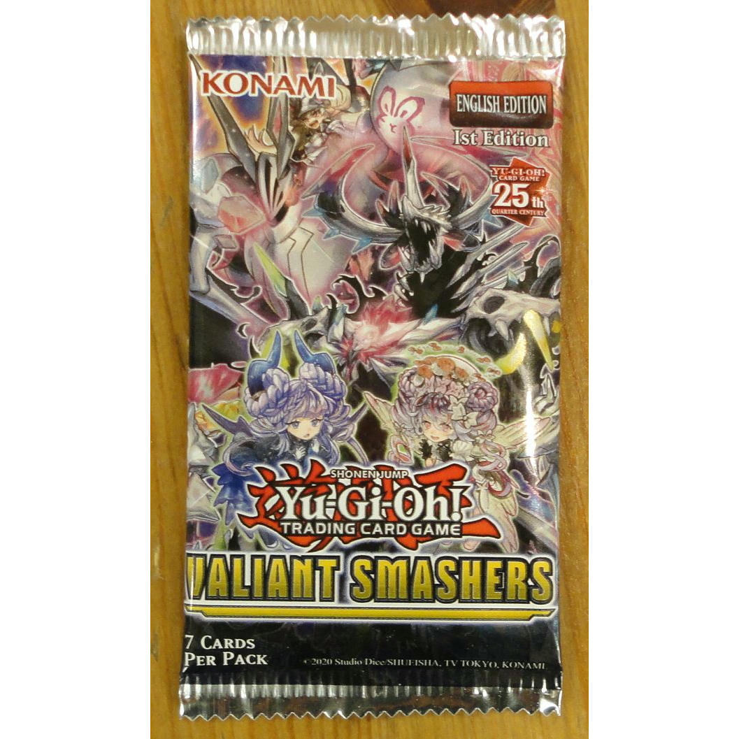 Image of Yu-Gi-Oh! Valiant Smashers 1st Edition 7-Card Booster Pack KON86346