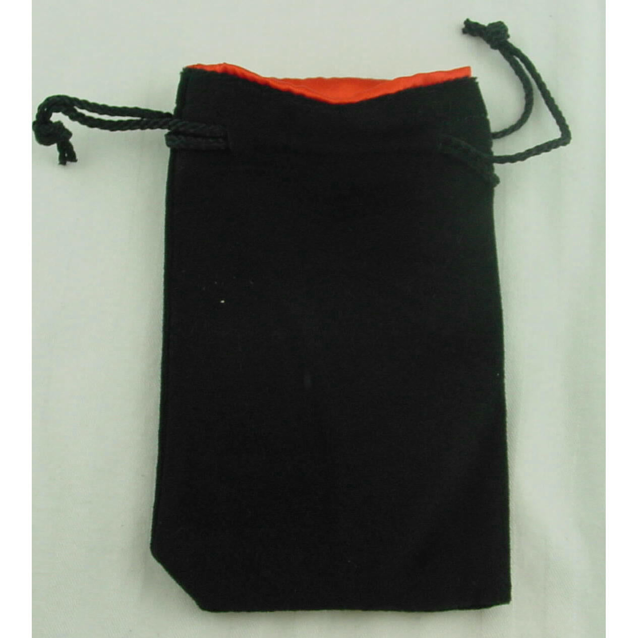 Image of Kaplow Black Velvet/Red Satin 8x5 Dice Bag KOP09919
