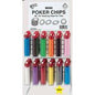 Image of Mini Poker Chip Tube - Black (50)