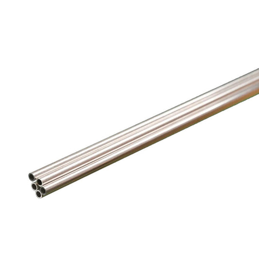 Image of Round Aluminum Tube: 1/8 OD x 0.014 Wall x 36 Long