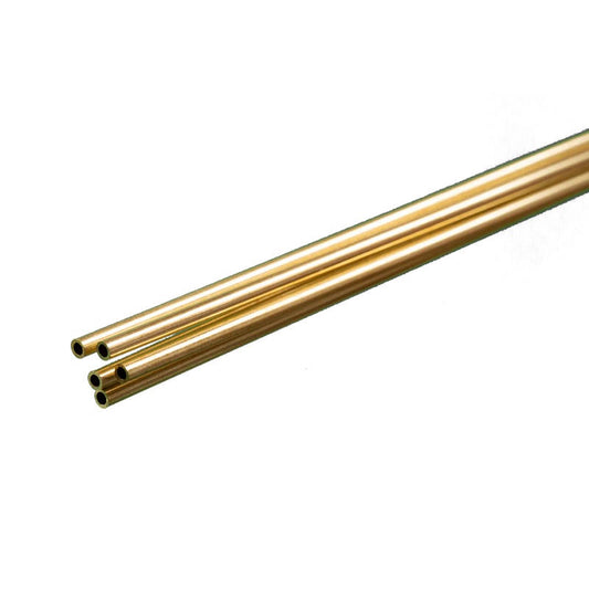 Image of Round Brass Tube: 3/32 OD x 0.014 Wall x 36 Long
