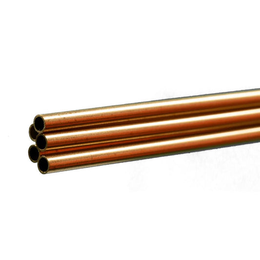 Image of Round Brass Tube: 1/8 OD x 0.014 Wall x 36 Long