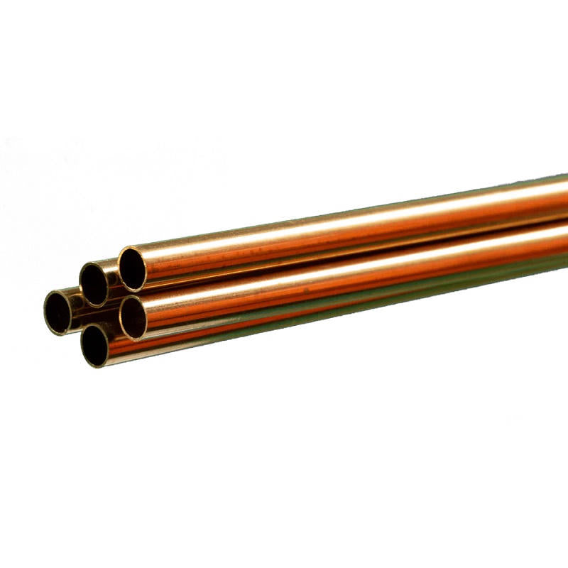 Image of Round Brass Tube: 1/4 OD x 0.014 Wall x 36 Long