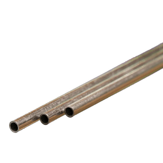 Image of Round Aluminum Tube: 3/32 OD x 0.014 Wall x 12 Long
