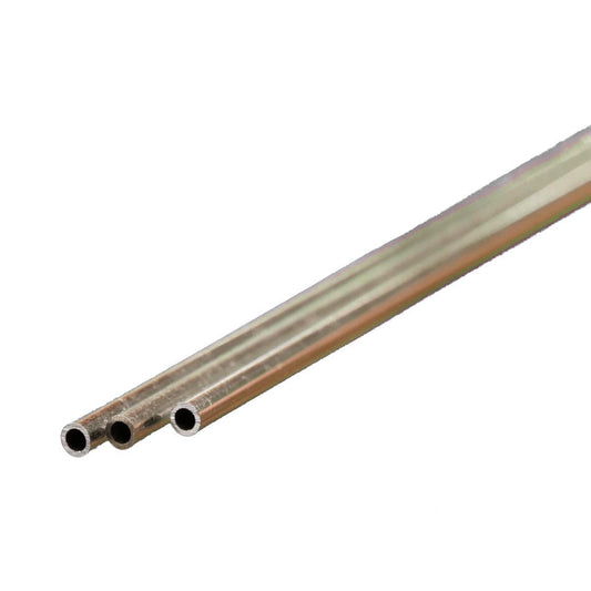 Image of Round Aluminum Tube: 1/8 OD x 0.014 Wall x 12 Long