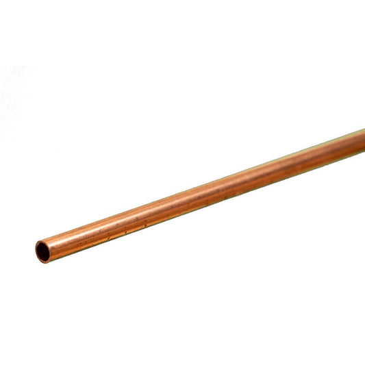 Image of Round Copper Tube: 5/32 OD x 0.014 Wall x 12 Long