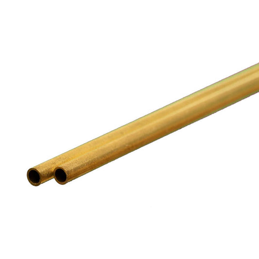 Image of Bendable Brass Fuel Tube: 1/8 OD x 0.014 Wall x 12 Long