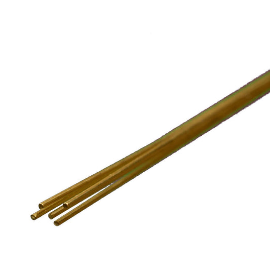 Image of Round Brass Rod: 0.020 OD x 12 Long