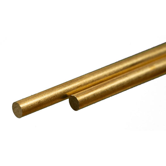 Image of Round Brass Rod: 0.114 OD x 12 Long
