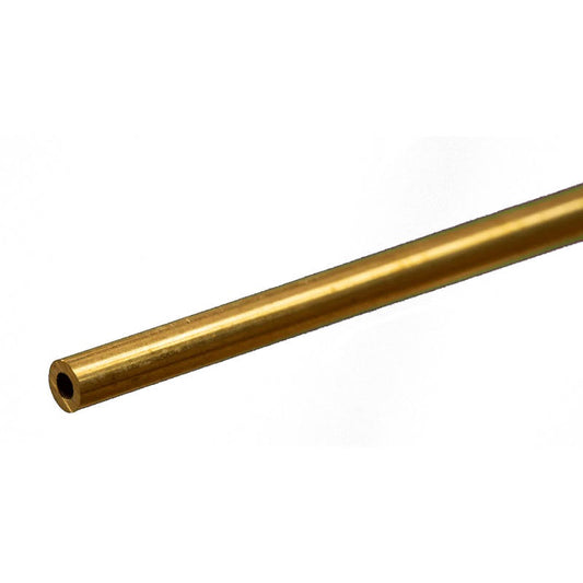 Image of Round Brass Tube: 1/8 OD x 0.029 Wall x 12 Long