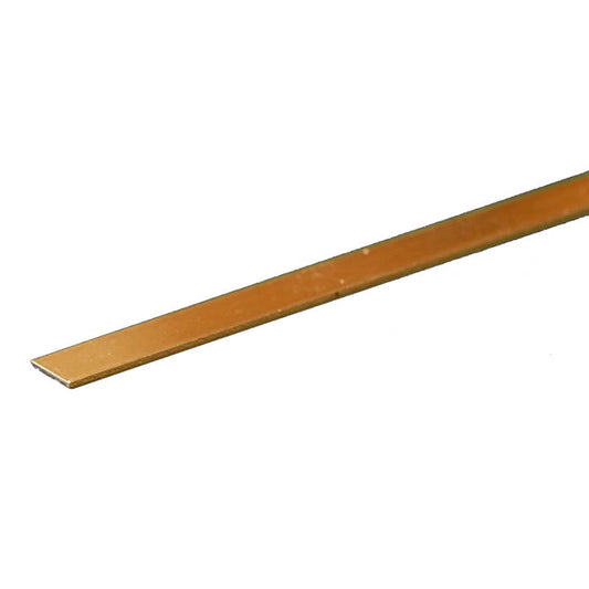 Image of Brass Strip: 0.025 Thick x 1/4 Wide x 12 Long