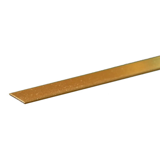 Image of Brass Strip: 0.025 Thick x 1/2 Wide x 12 Long
