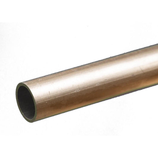 Image of Round Aluminum Tube: 1/2 OD x 0.035 Wall x 12 Long