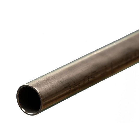 Image of Round Stainless Steel Tube: 7/16 OD x 22 Gauge x 12 Long