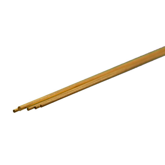 Image of Round Brass Rod: 1.5mm OD x 300mm Long