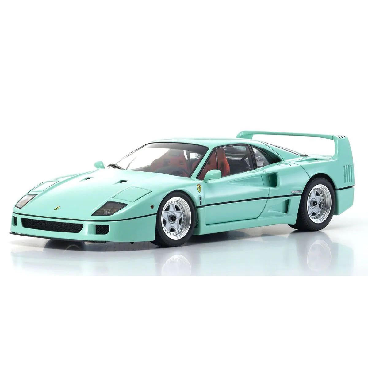 Image of 1/18 Ferrari F40 Diecast Model, Mint Green