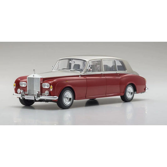 Image of 1/18 Scale Rolls Royce Phantom VI Red/Light Beige Model