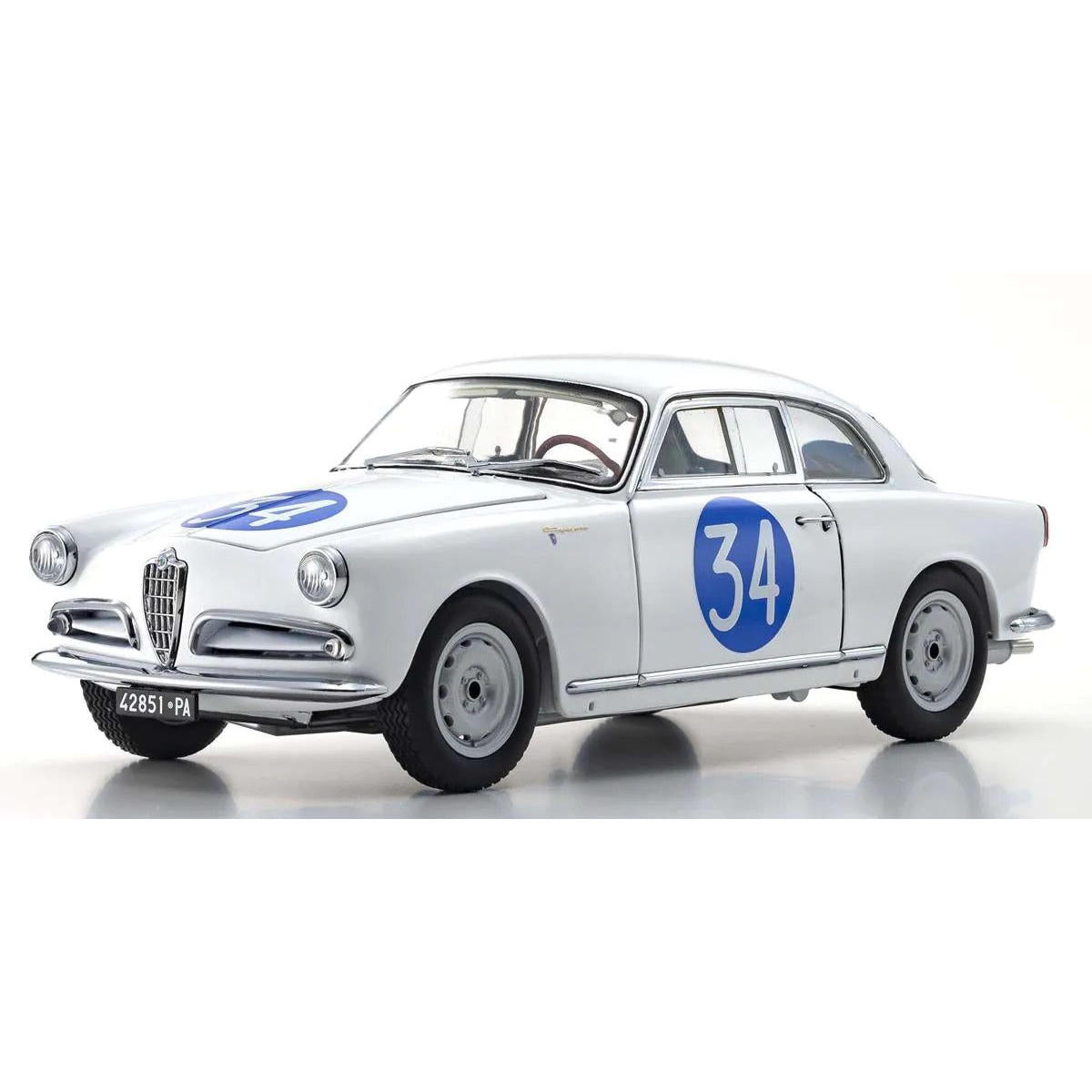 Image of 1/18 Scale Alfa Romeo Giulietta SV Targa Florio #34