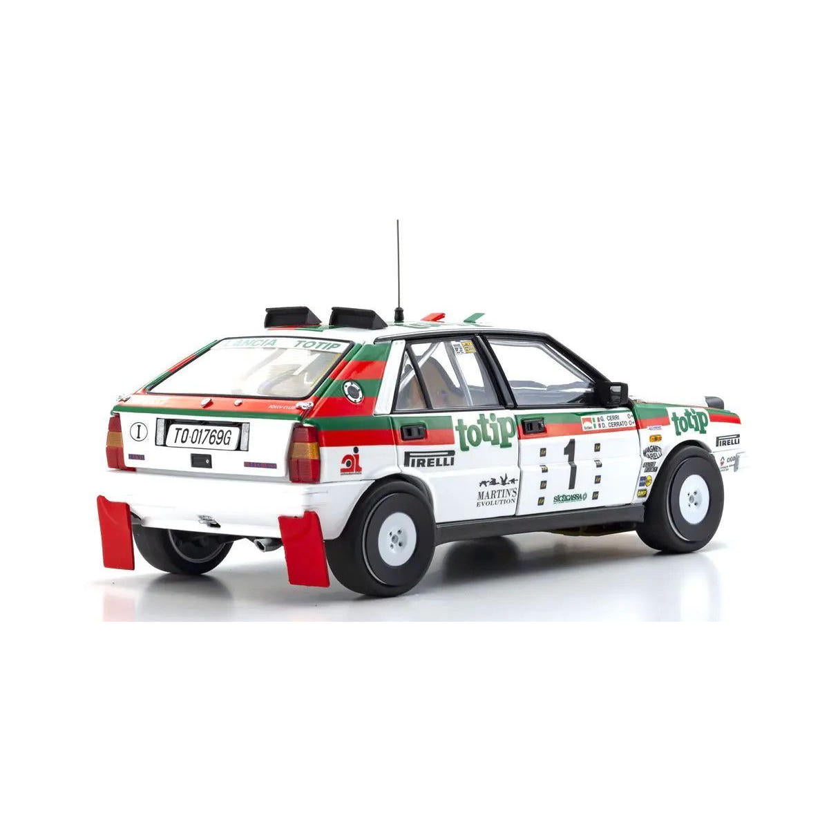 Image of 1/18 Lancia Delta HF 4WD Targa Florio Team Lancia Totip