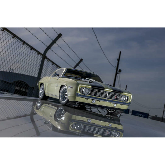 Image of FAZER Mk2 1969 Chevrolet Camaro Z28 1/10 4WD touring car w/Frost Green Body