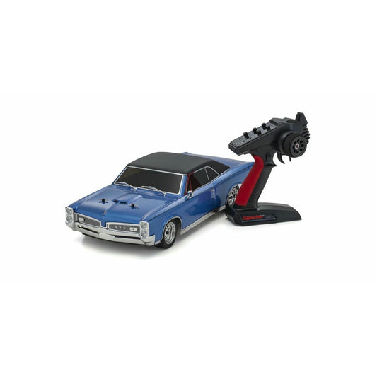 Image of FAZER Mk2 1967 Pontiac GTO Tyrol Blue 1/10 4WD touring car Kyosho 