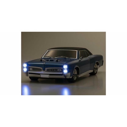 Image of FAZER Mk2 1967 Pontiac GTO Tyrol Blue 1/10 4WD touring car Kyosho 