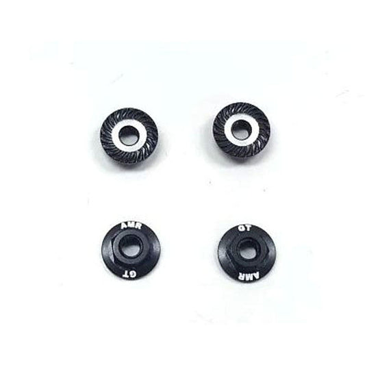 Image of M4 Large 11mm Flange, Black (4pcs)