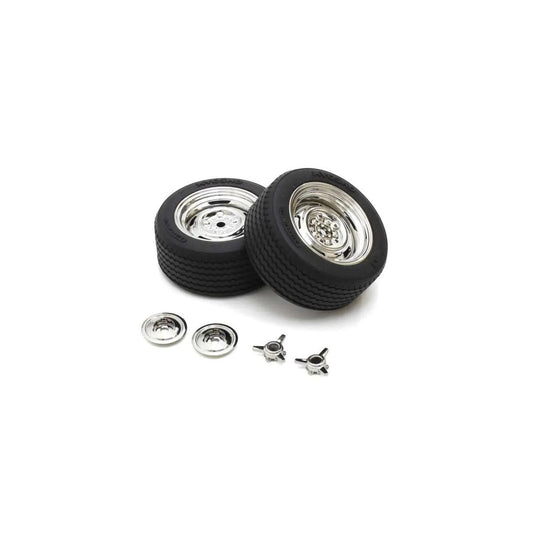 Image of Glued Classic Rally Tire FZ02(M), Plating, 2pcs