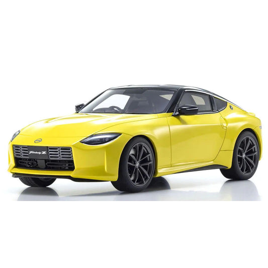 Image of Kyosho Samurai 1/18 Nissan Fairlady Z (Yellow) Diecast