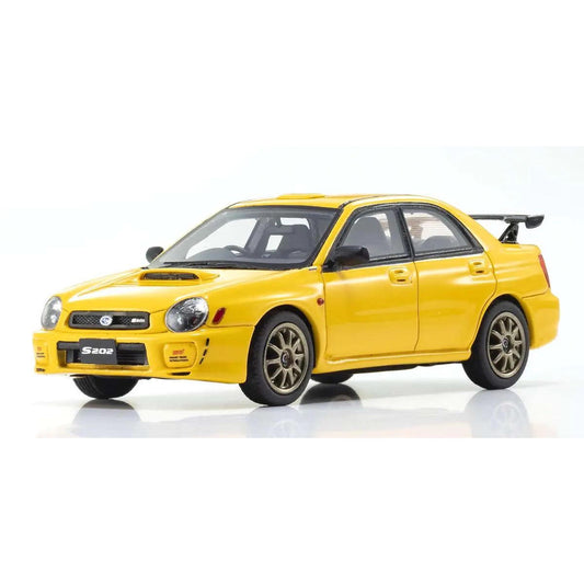 Image of Kyosho Original Diecast 1/43 Subaru Impreza S202 Yellow