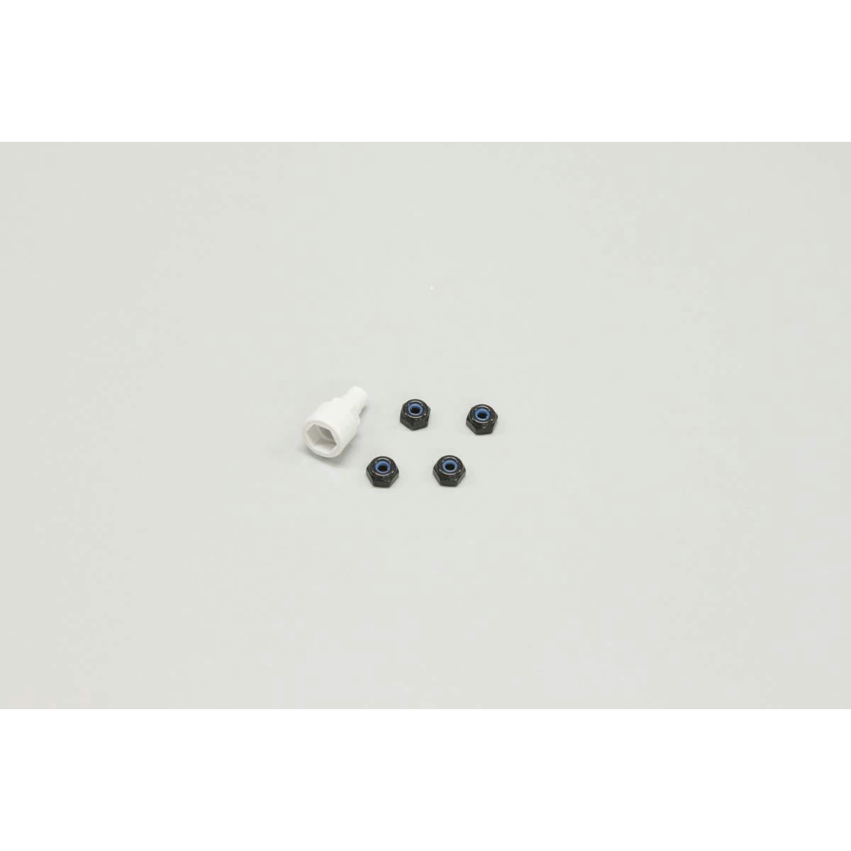 Image of Kyosho Mini-Z Black Colored Nylon Nuts KYOMZW13BK