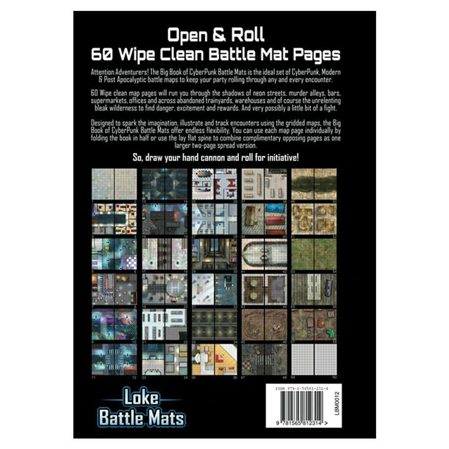 Loke Big Book of Cyberpunk Battle Mats