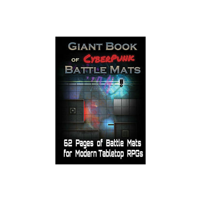 Image of The Giant Book of Cyberpunk Battle Mats by Loke Balle Mats LBM013