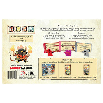 Image of ROOT Board Game: Marauder Hirelings Pack/Hireling Box Expansion Leder Games