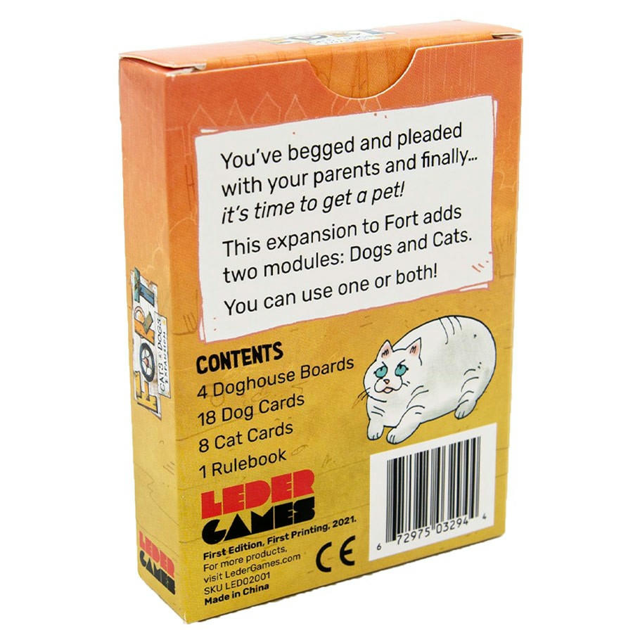 Image of FORT Card Game: Cats & Dogs Expansion by Leder Games LED02001