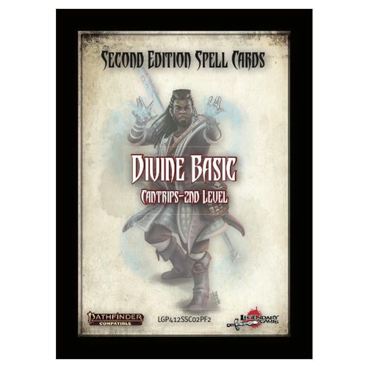 Image of Pathfinder RPG P2 Spell Cards: Divine Basic Cantrips 2nd Level LEG412SSC02PF2