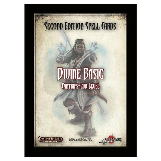 Image of Pathfinder RPG P2 Spell Cards: Divine Basic Cantrips 2nd Level LEG412SSC02PF2