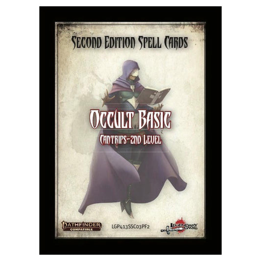 Image of Pathfinder RPG P2 Spell Cards: Occult Basic Cantrips 2nd Level LEG413SSC03PF2